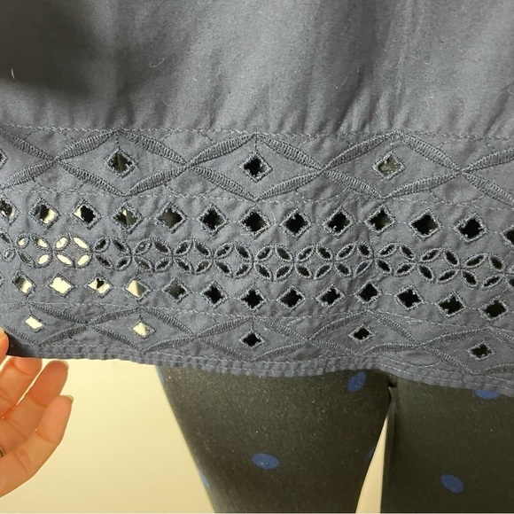 Talbots V-Neck Tie Sleeve Top  | NWT | Size Small Petite - Picture 5 of 12